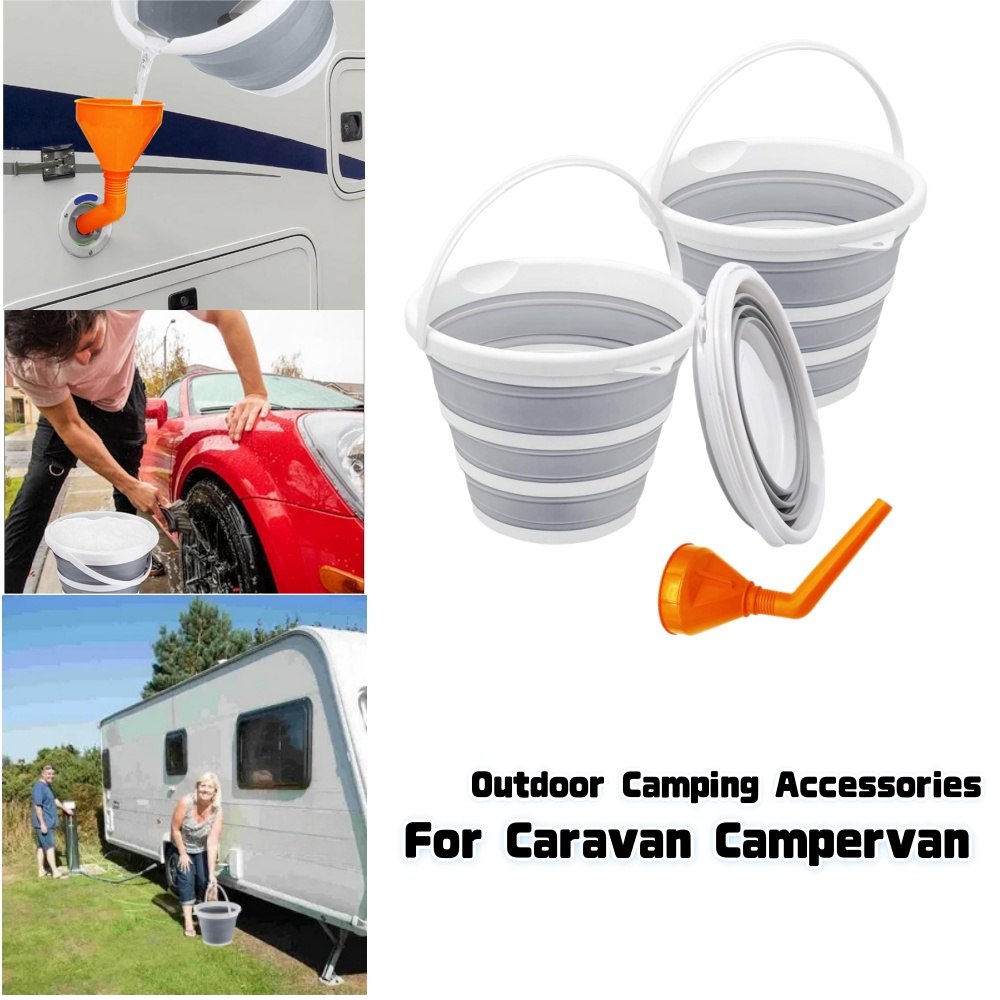 Camping - RV Water Funnel Filler Toilet Flush