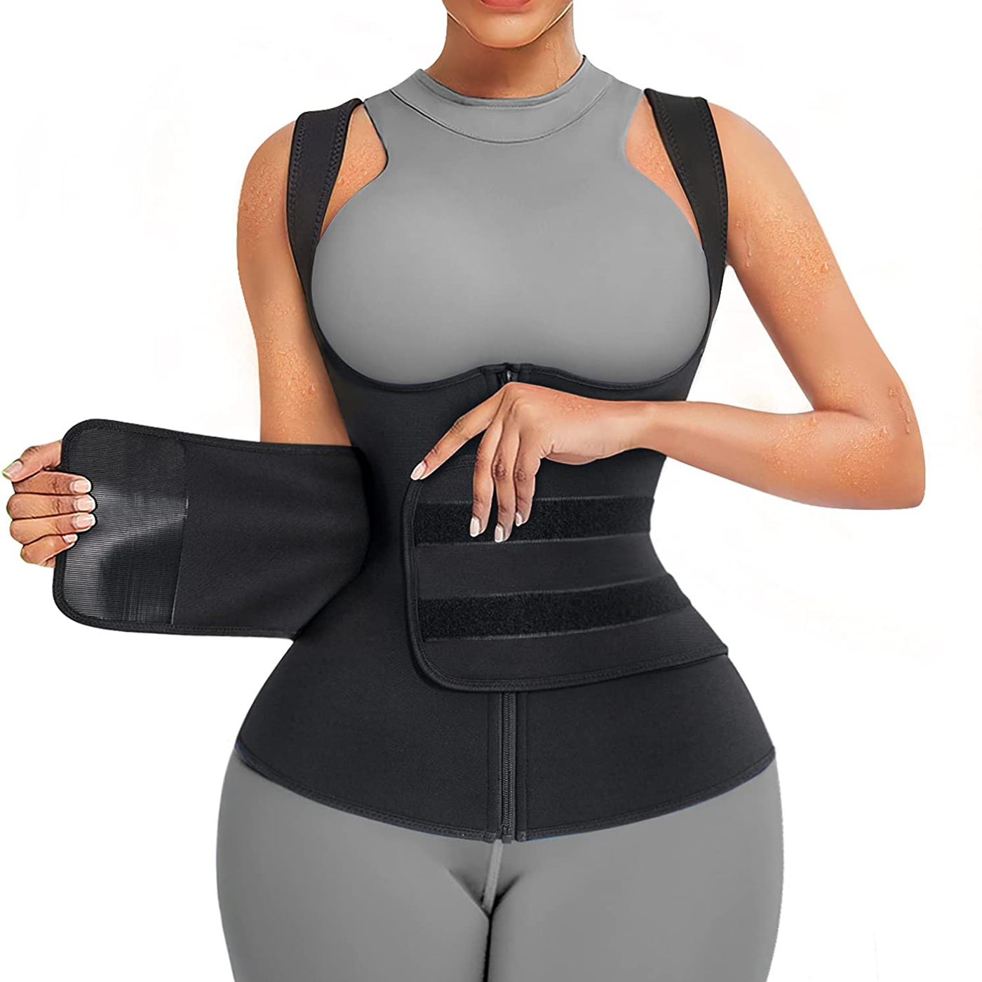 Sweat Waist Trainer Belt Neoprene - Neoprene Sauna Suit for Women Sauna
