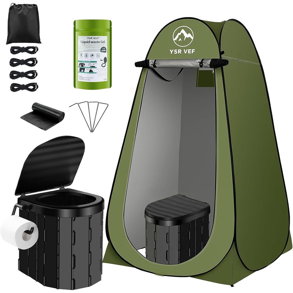 Camping - Portable Toilet Kit, Camping Toilet with