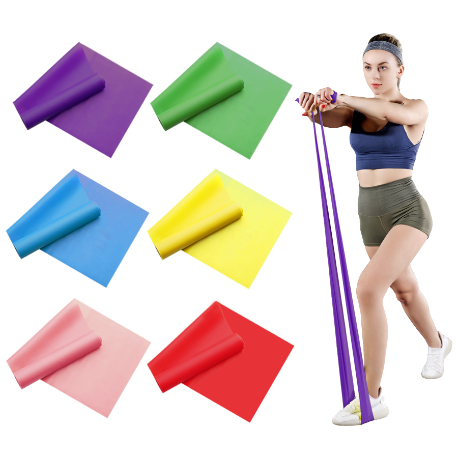 Pilates Bar Kit With Resistance Bands - 2/3/4/6 Pcs Yoga Resistance Bands: TPE