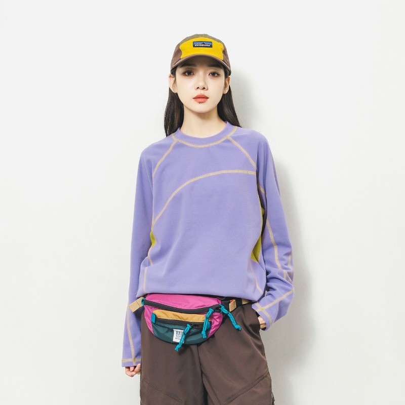 Cycling - Unisex Outdoor Color Block Long Sleeve