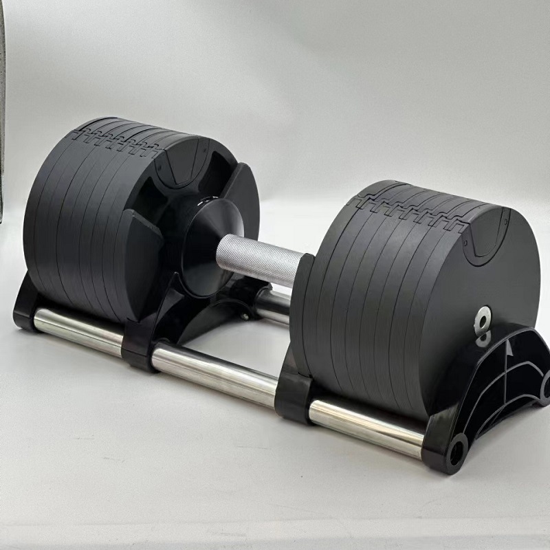 Adjustable Dumbbell Pair 40Kg - Adjustable Weight Fitness Set with Cast