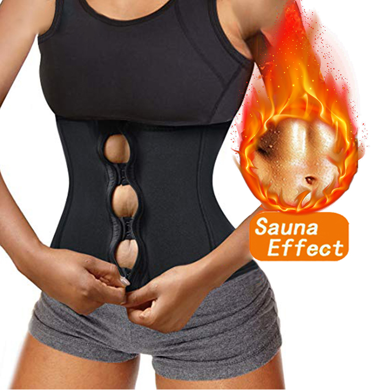 Sweat Waist Trainer Belt Neoprene - Women Waist Trainer Body Shaper Hook
