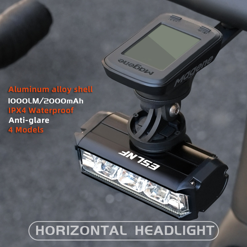 Rechargeable Bicycle Headlight 1000 Lumen - Waterproof 1000 Lumens Hoisting Bike Headlight