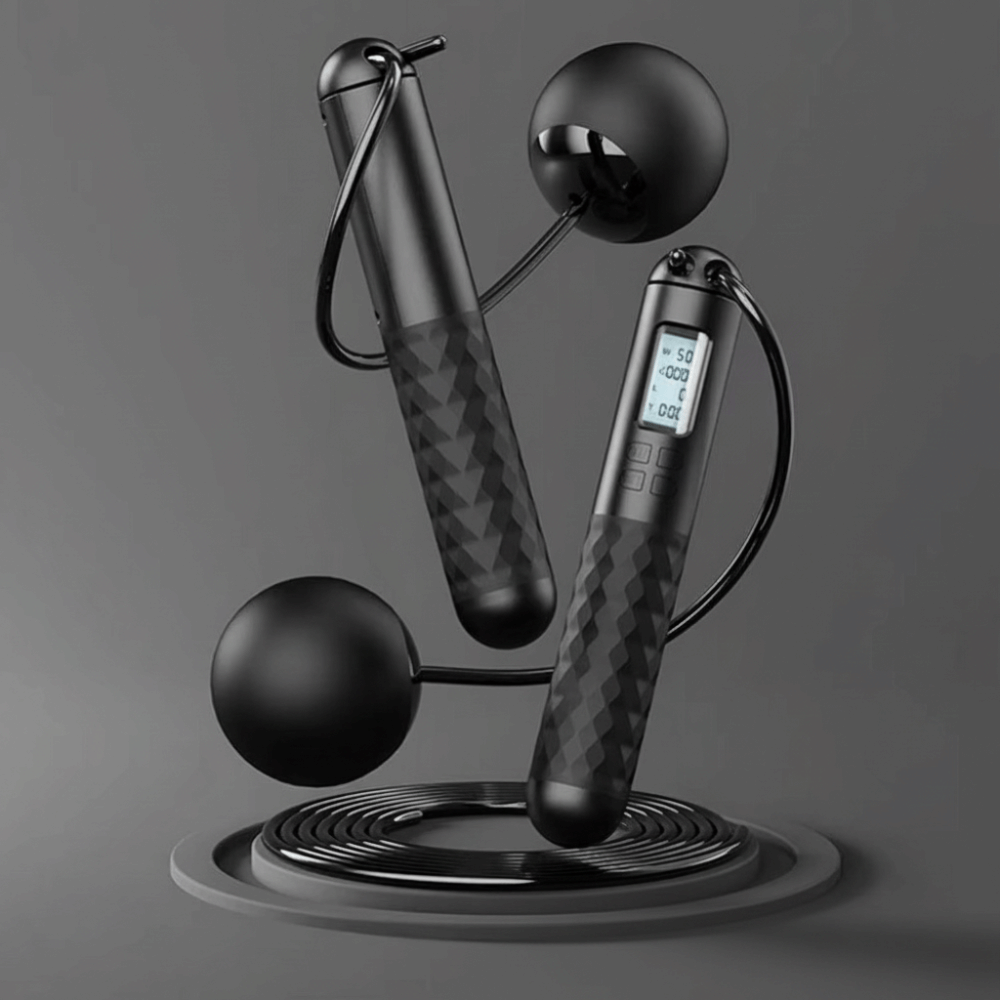 Portable Cordless Ropeless Jum - Smart Jump Rope Digital Counter recension och pris