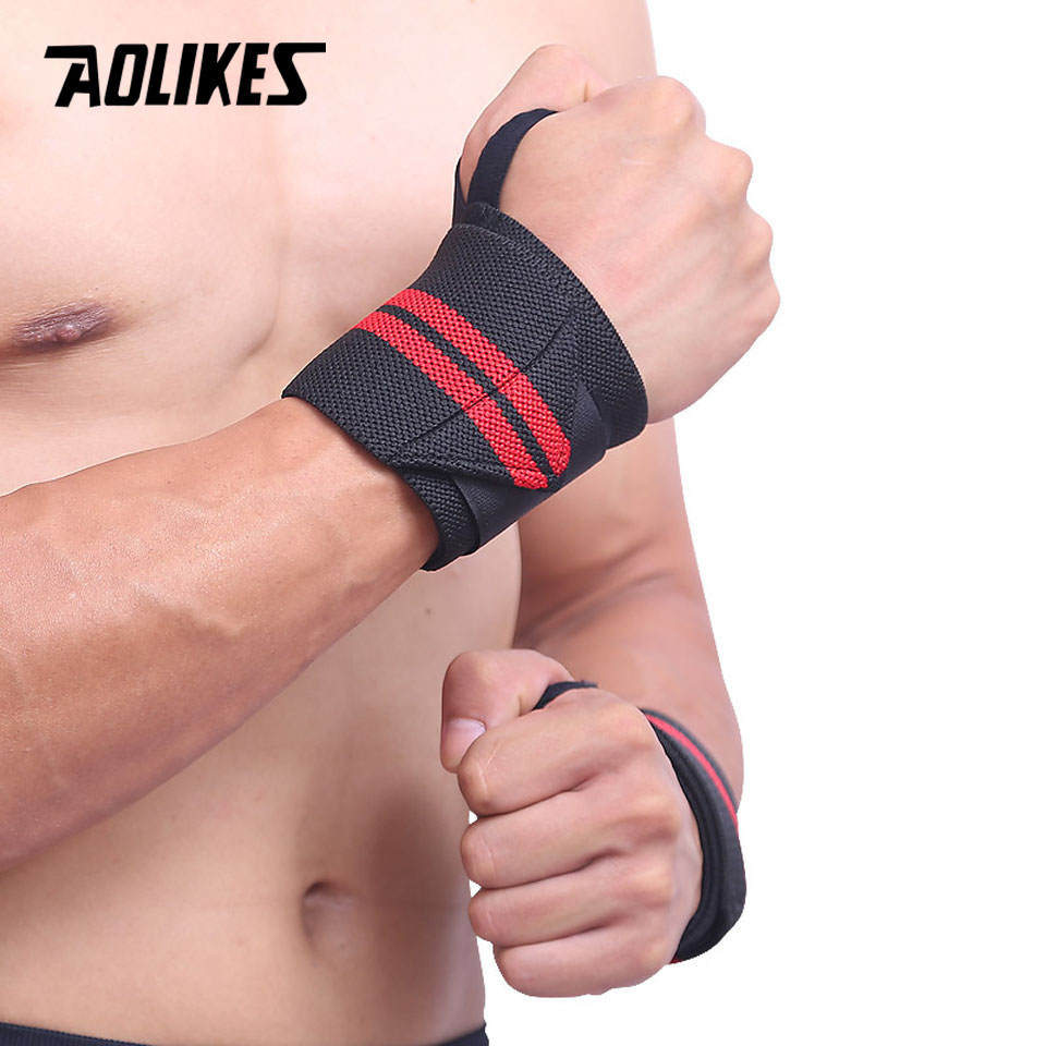 AOLIKES 1 Pair Wristband Wrist - Wrist Wraps Weightlifting Support recension och pris