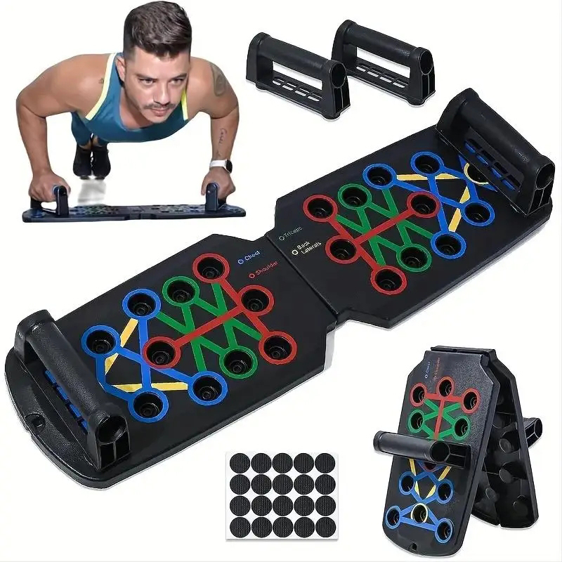 Portable Multifunctional Push- - Push Up Board Foldable Multi Function recension och pris