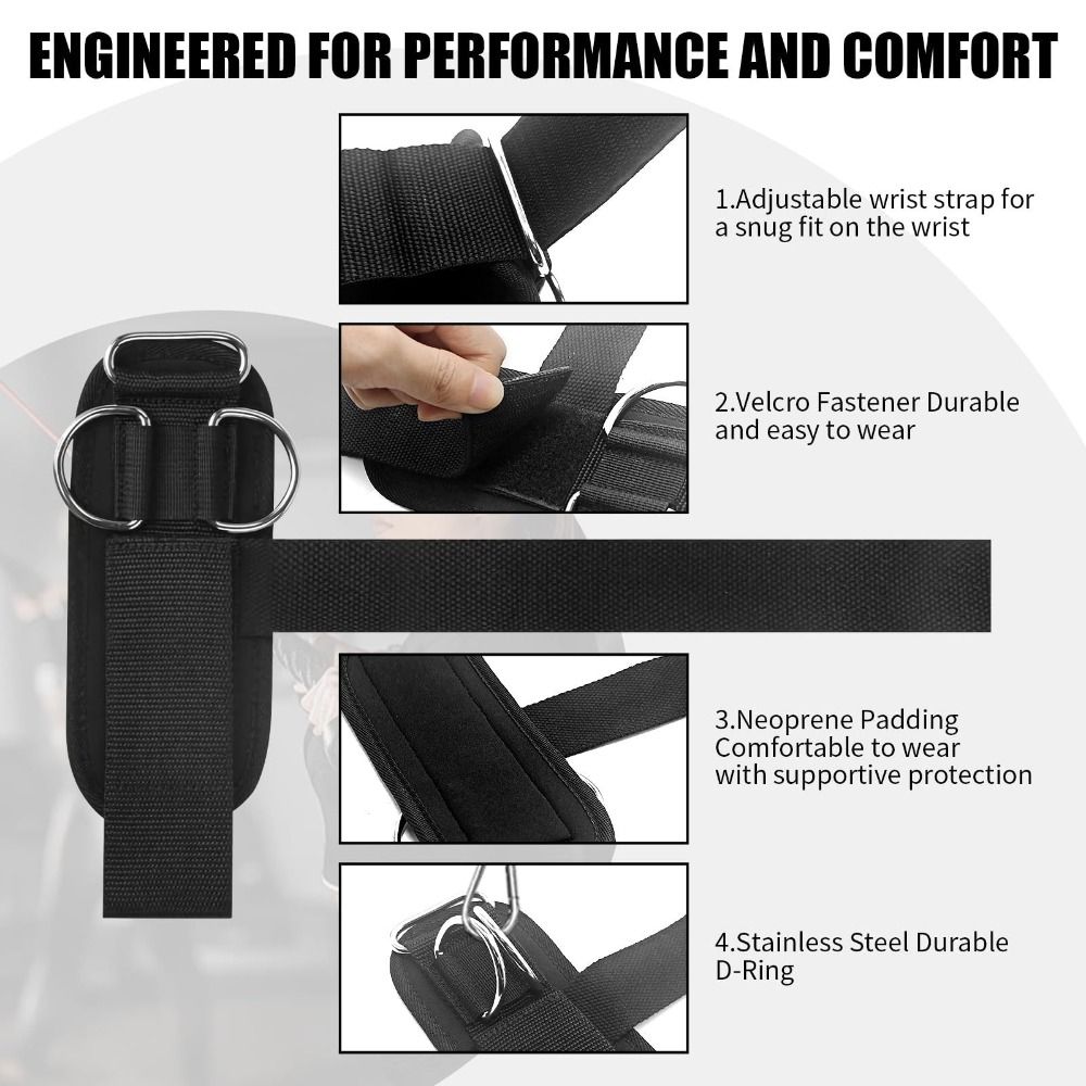 Non Slip Weightlifting Straps  - Wrist Wraps Weightlifting Support recension och pris