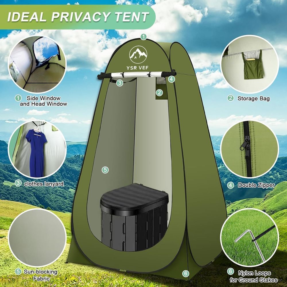 Portable Toilet Kit, Camping T - Camping recension och pris