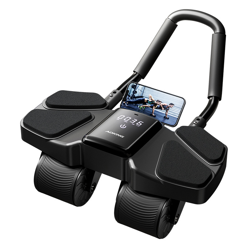 Auto Rebound Four Wheel Ab Rol - Ab Roller Wheel With Elbow Support recension och pris