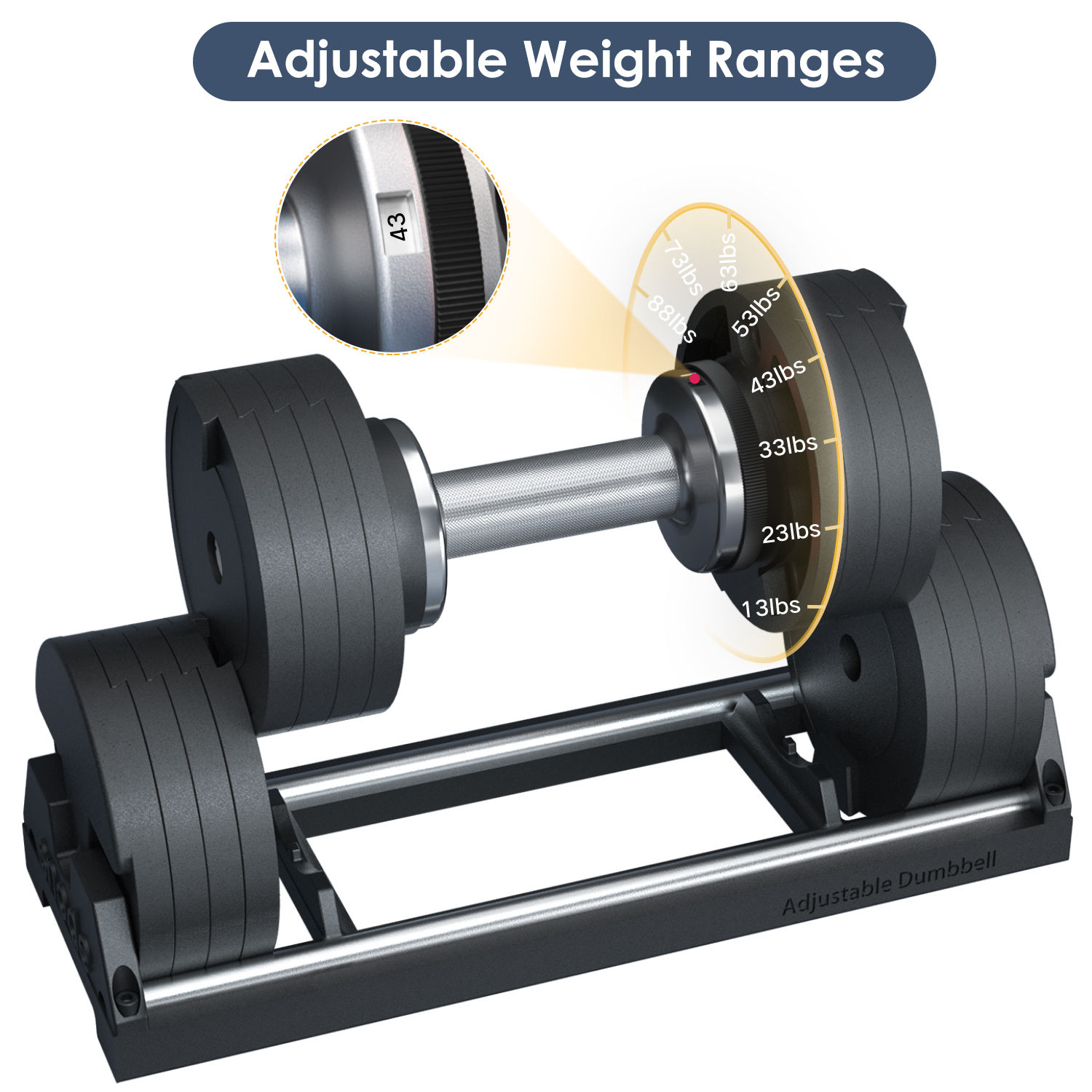 2026 Commercial Gym Equipment  - Adjustable Dumbbell Pair 40Kg recension och pris