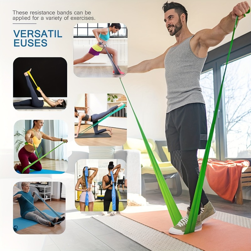 2/3/4/6 Pcs Yoga Resistance Ba - Pilates Bar Kit With Resistance Bands recension och pris