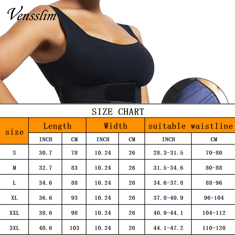 Vensslim Waist Trainer Cincher - Sweat Waist Trainer Belt Neoprene recension och pris