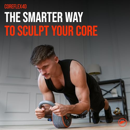 CoreFlex4D Ab Roller Wheel wit - Ab Roller Wheel With Elbow Support recension och pris