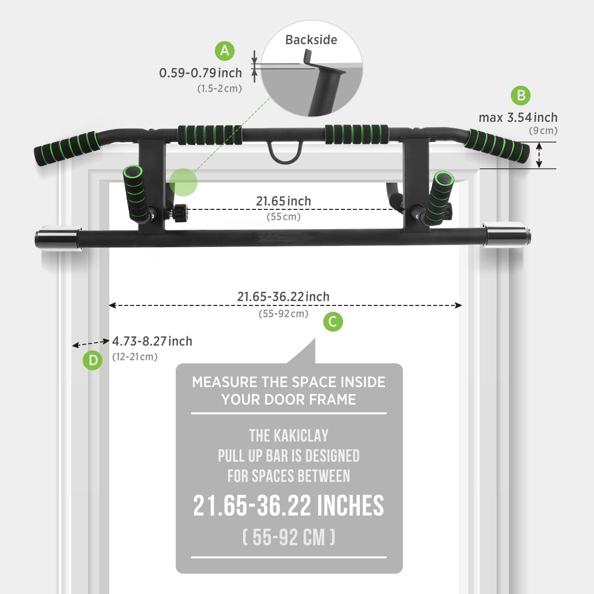 Wellshow Sport Doorway Pull up - Door Pull Up Bar No Screw recension och pris