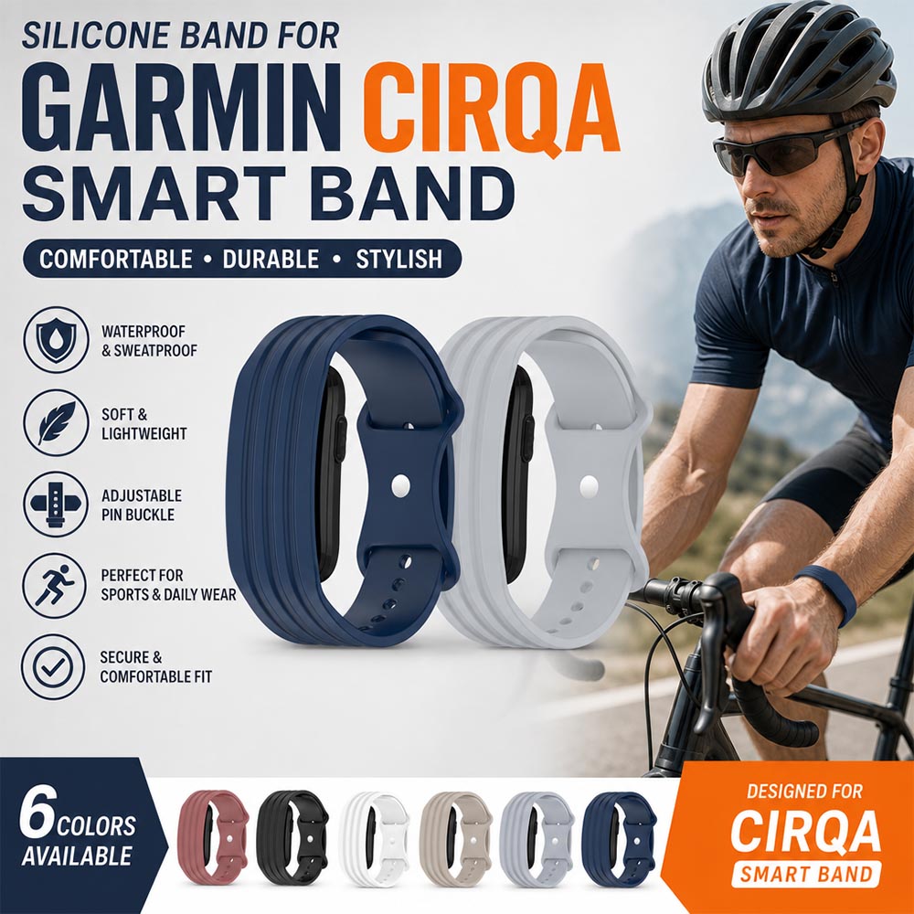 Silicone Strap for Garmin Cirq - Resistance Bands Set With Handles recension och pris