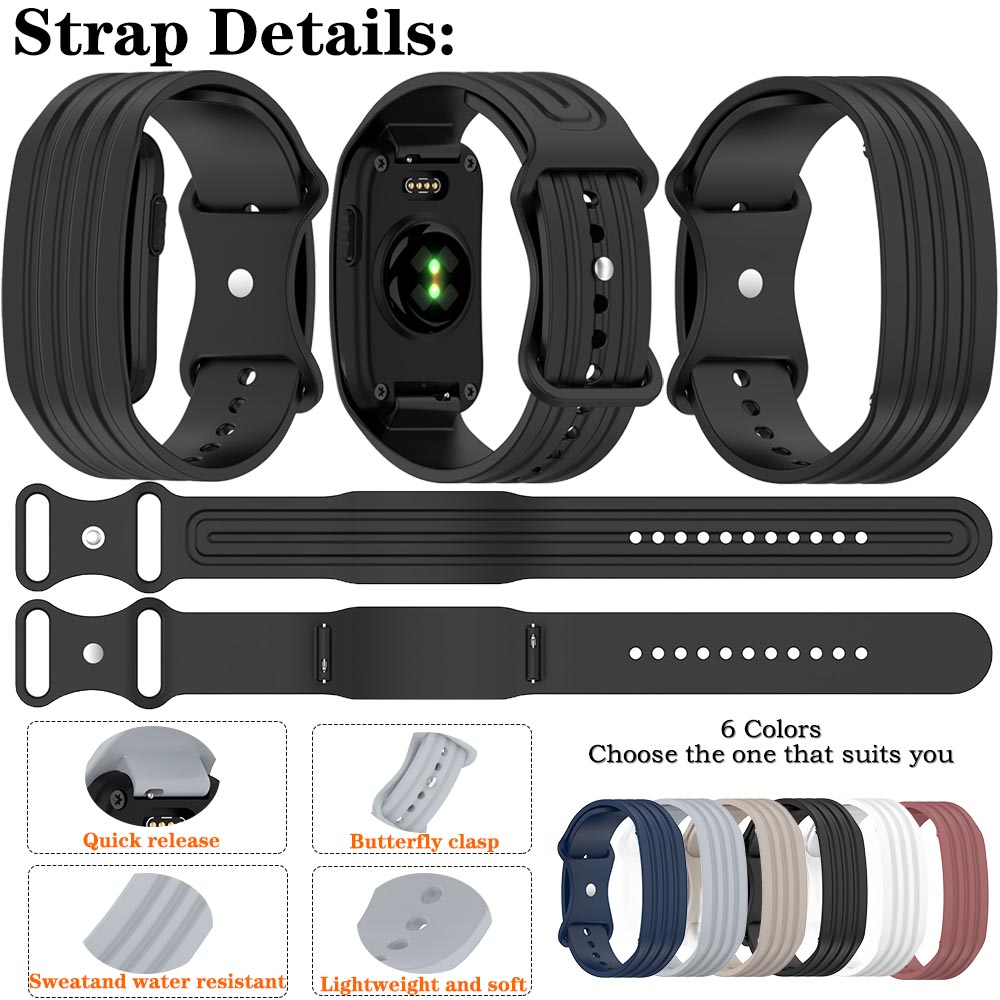 Silicone Strap for Garmin Cirq - Resistance Bands Set With Handles recension och pris