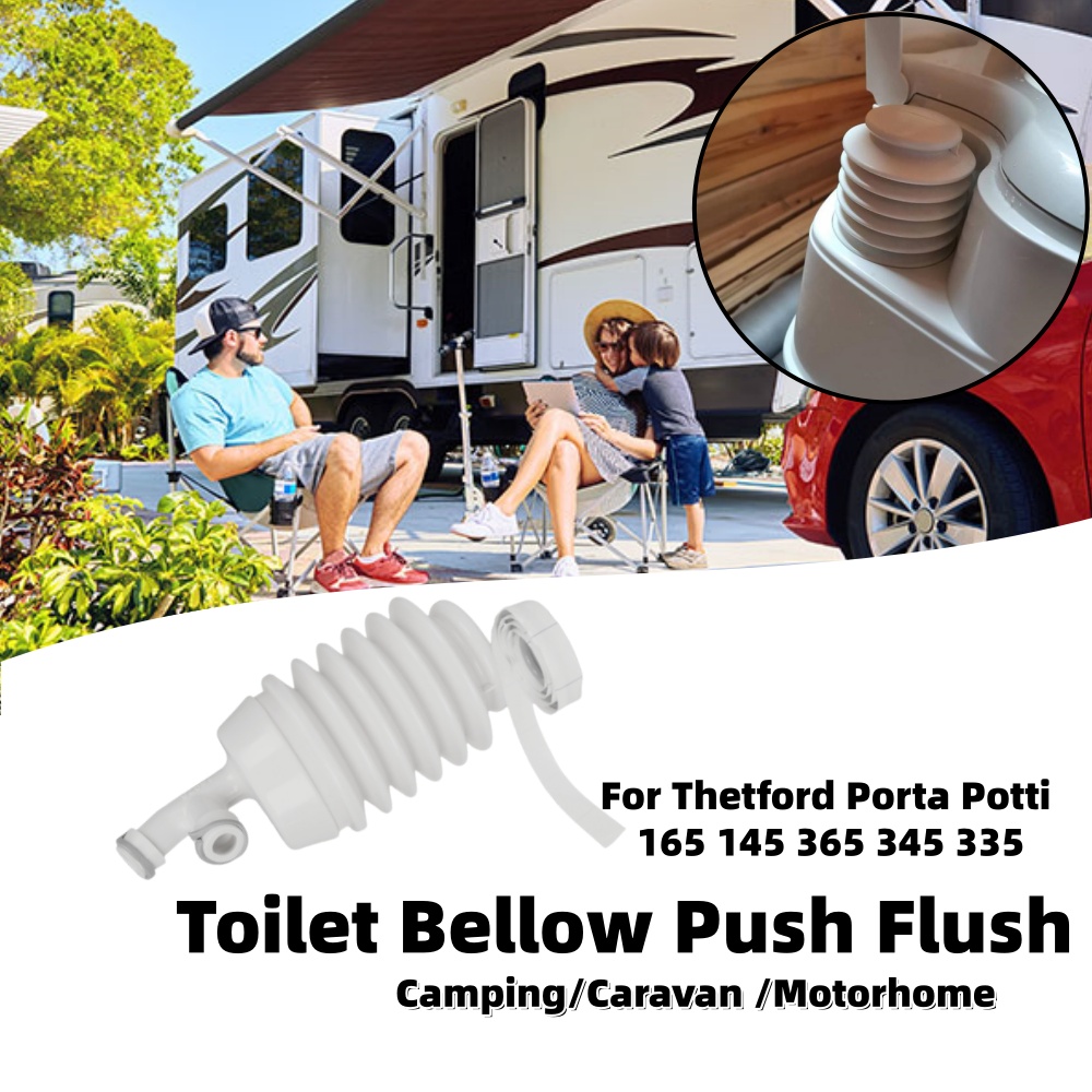 Toilet Bellow Push Flush For T - Camping recension och pris