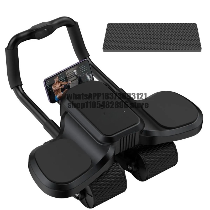 2 in 1 Ab Wheel Roller with El - Ab Roller Wheel With Elbow Support recension och pris