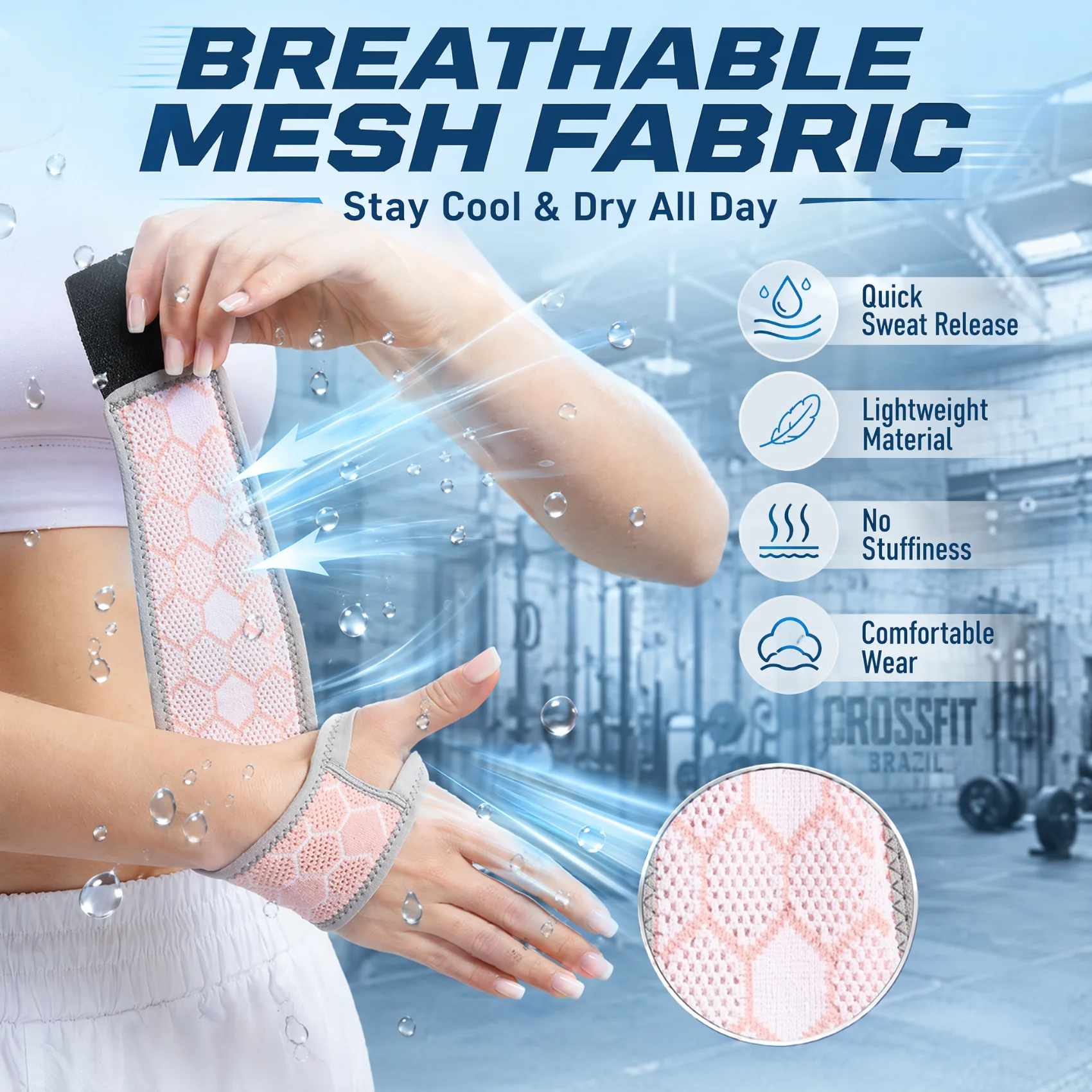 Adjustable Wrist Brace Compres - Wrist Wraps Weightlifting Support recension och pris