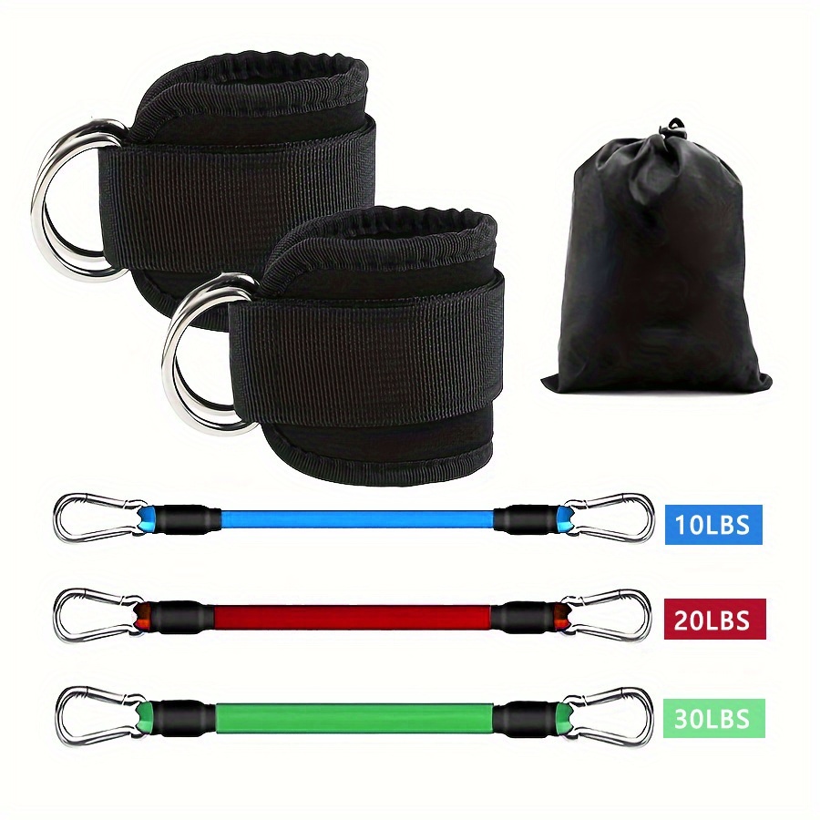 5Pcs Ankle Resistance Bands,An - Pilates Bar Kit With Resistance Bands recension och pris