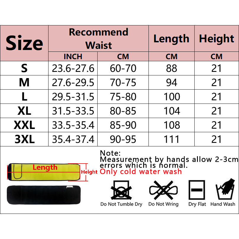 Women Sauna Waist Trainer Slim - Sweat Waist Trainer Belt Neoprene recension och pris