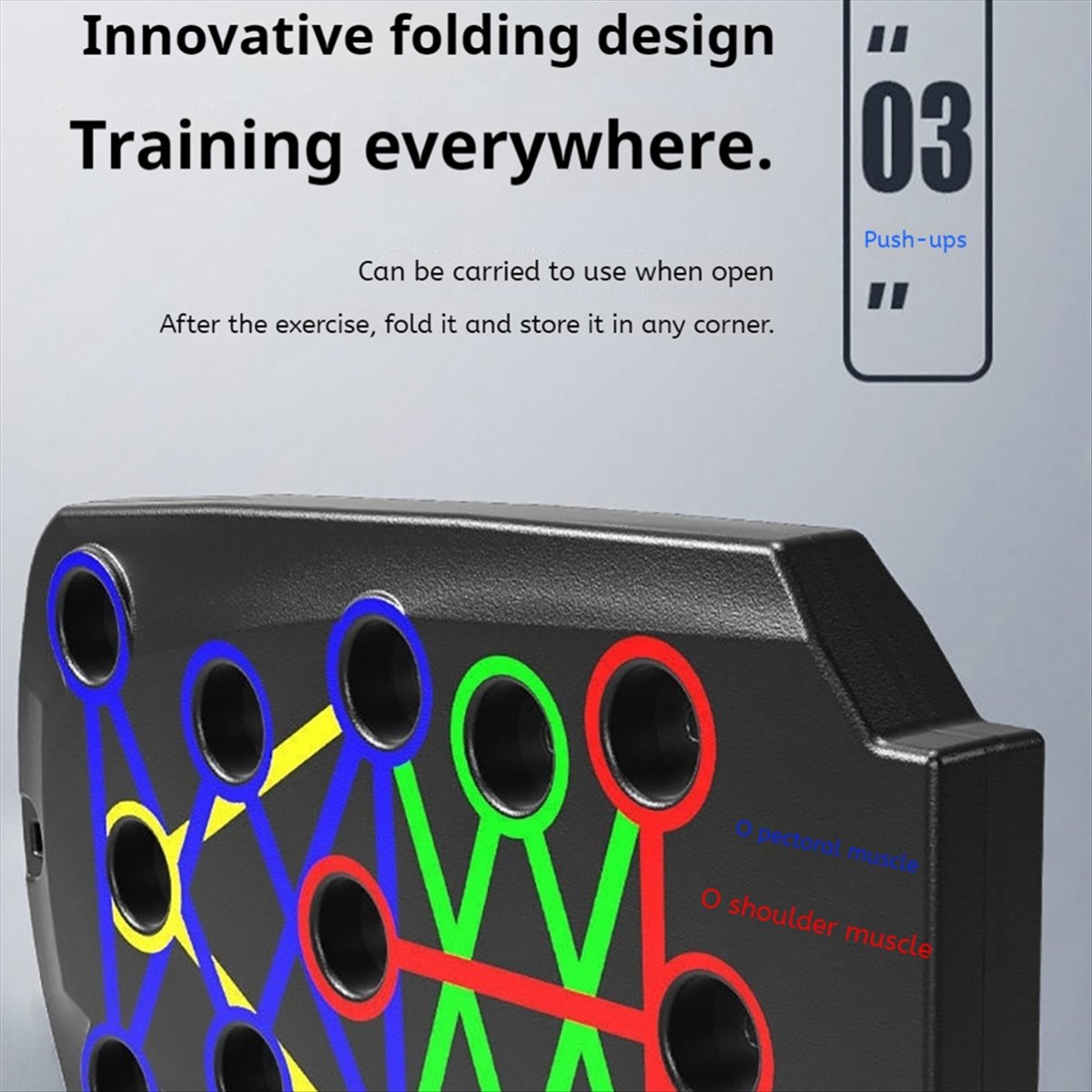 A10R Portable Foldable Push Up - Push Up Board Foldable Multi Function recension och pris