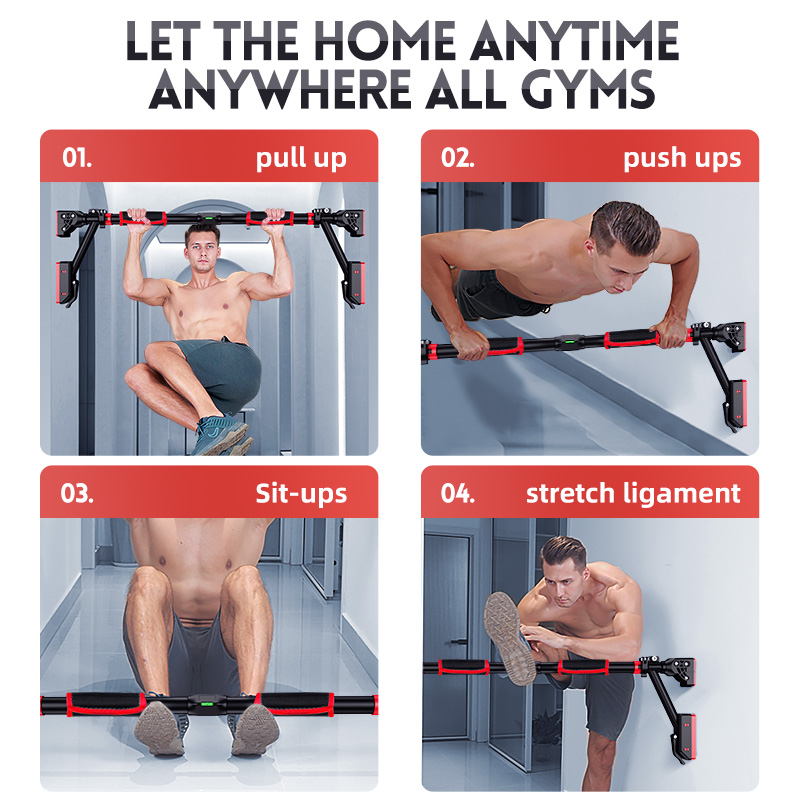 Hot Sale Home Gym Door Gym Pul - Door Pull Up Bar No Screw recension och pris