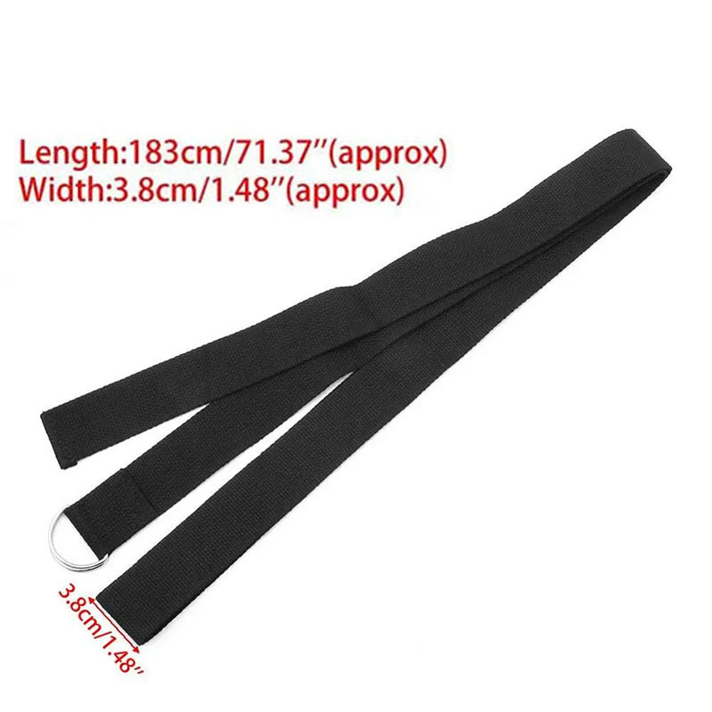183*3.8cm Yoga Strap Cotton Ex - Resistance Bands Set With Handles recension och pris