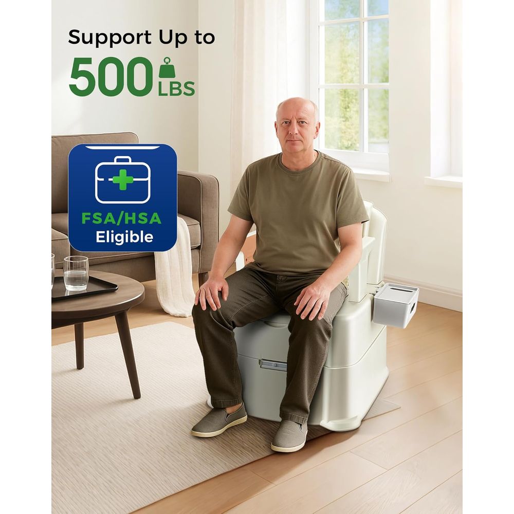 Bedside Commode, 500lbs Heavy  - Camping recension och pris