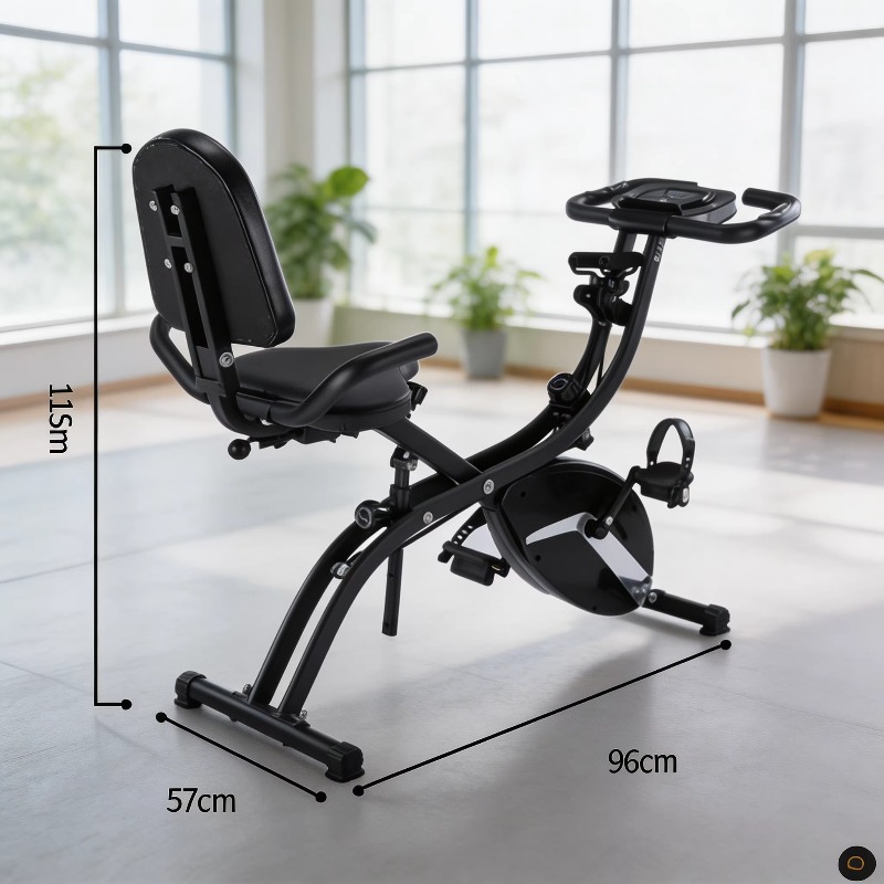 Home Fitness Folding Exercise  - Exercise Bike Magnetic Resistance recension och pris