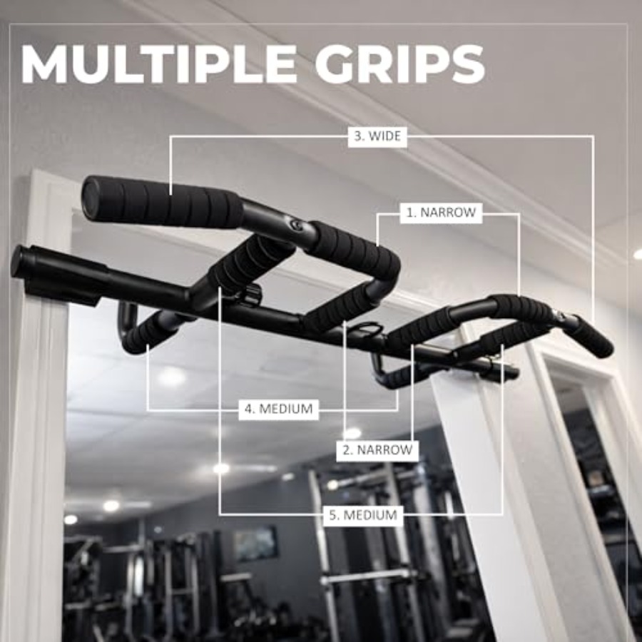 Doorway Pull Up Bar Set with S - Door Pull Up Bar No Screw recension och pris