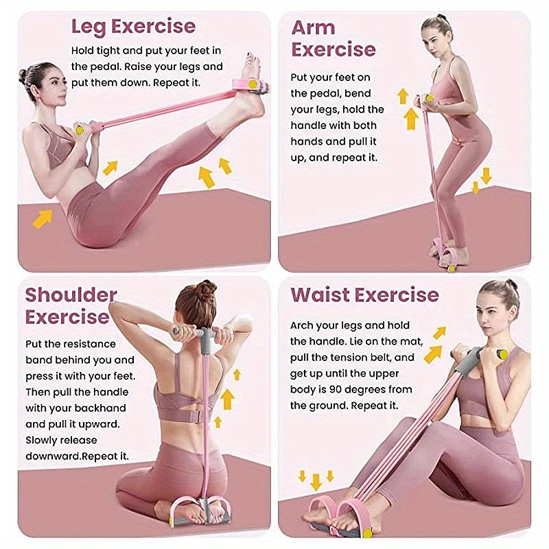 Multi-Function Resistance Band - Resistance Bands Set With Handles recension och pris