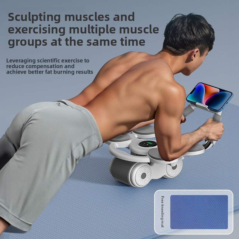 Four Elbow Support, Abdominal  - Ab Roller Wheel With Elbow Support recension och pris