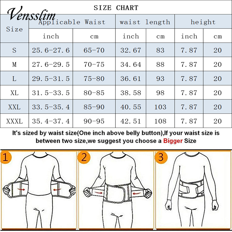 Vensslim Slimming Compression  - Sweat Waist Trainer Belt Neoprene recension och pris