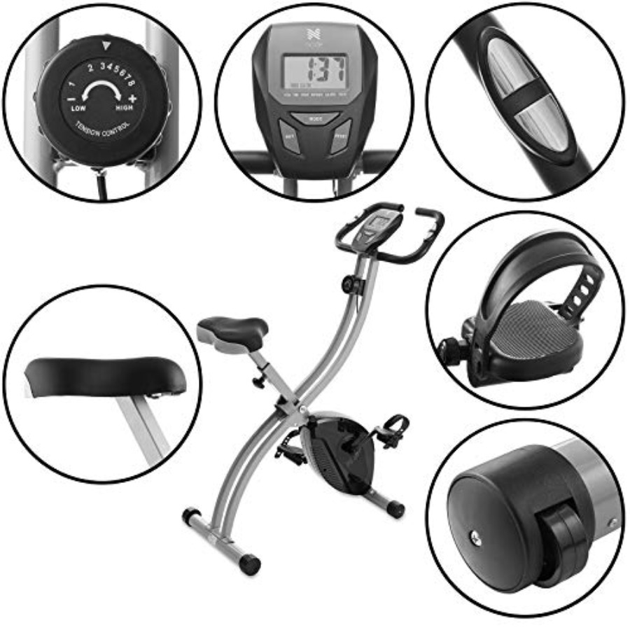 Indoor Cycling Bike - Folding  - Exercise Bike Magnetic Resistance recension och pris