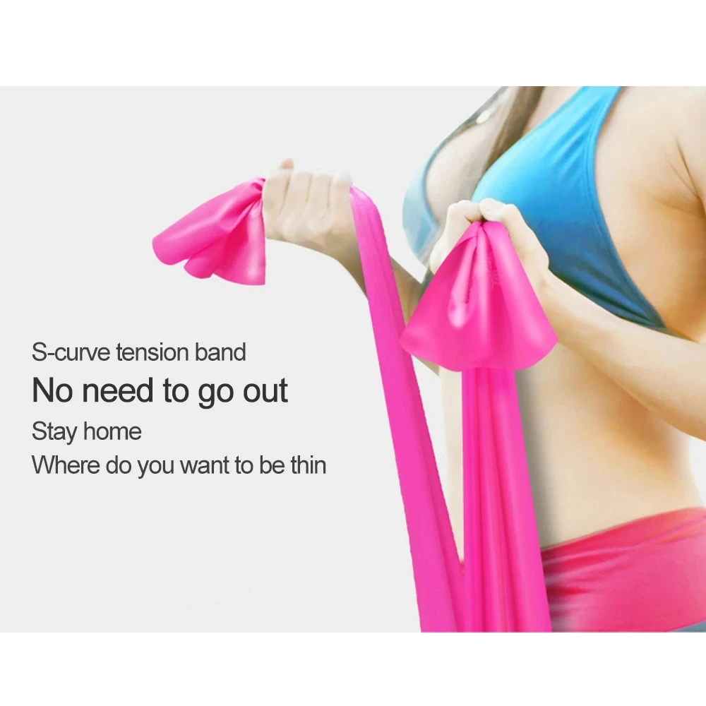 Yoga Elastic Bands Portable Pi - Pilates Bar Kit With Resistance Bands recension och pris