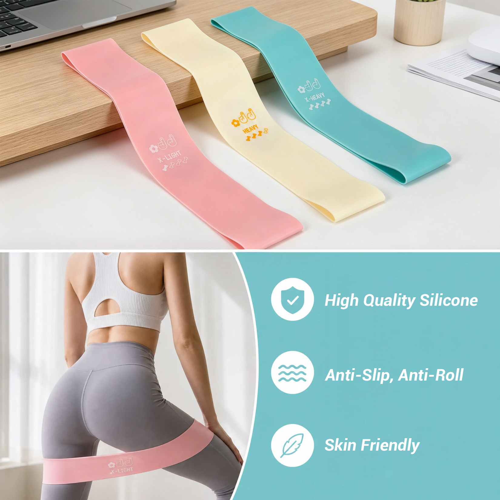 Pilates Training Set, 6-in-1 P - Pilates Bar Kit With Resistance Bands recension och pris