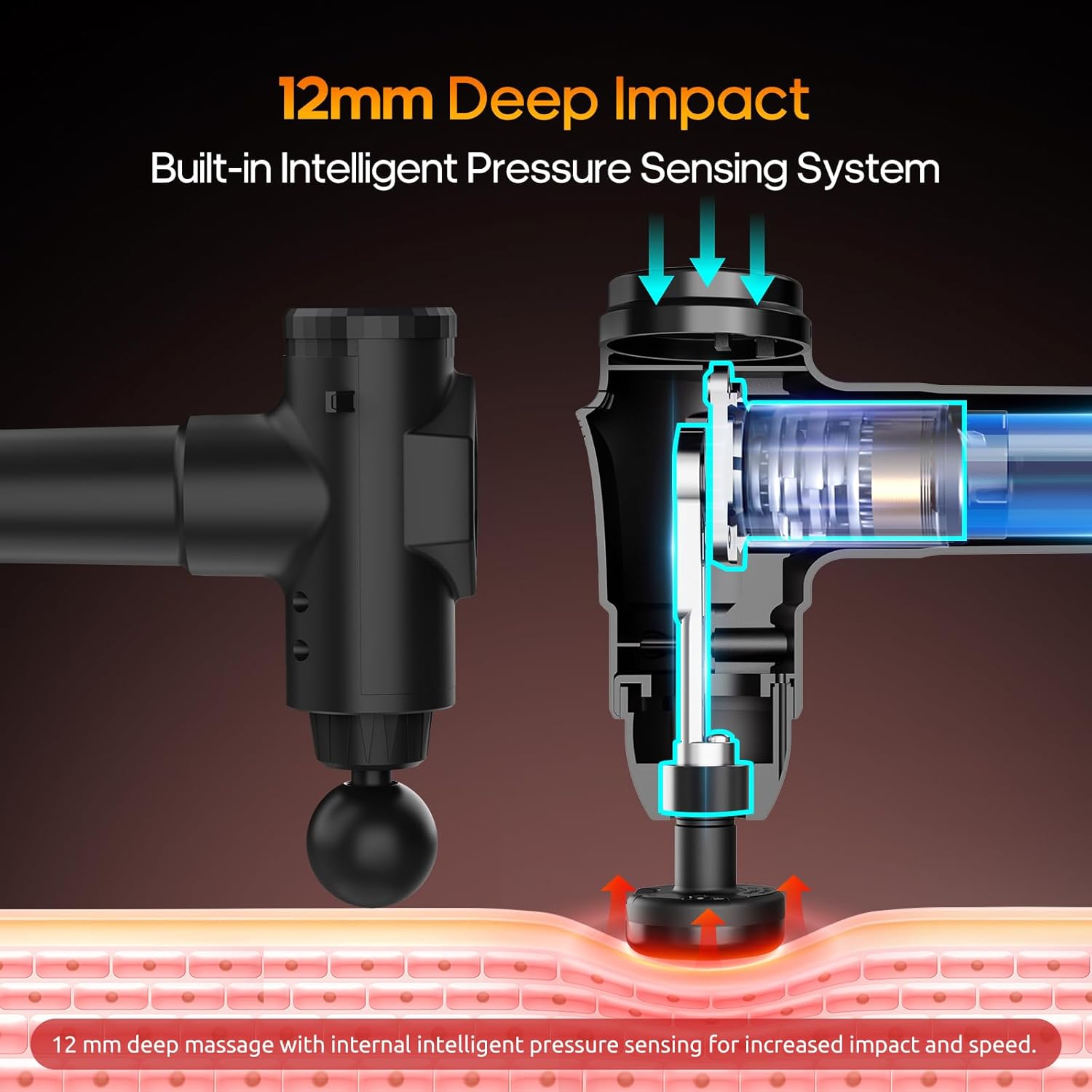 LINGTENG Deep Tissue Massage G - Electric Massage Gun Deep Tissue recension och pris